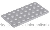 3035 Light Bluish Gray Plate 4 x 8