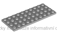 3030 Light Bluish Gray Plate 4 x 10