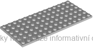 3456 Light Bluish Gray Plate 6 x 14