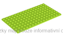 92438 Lime Plate 8 x 16