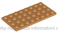 3035 Medium Nougat Plate 4 x 8