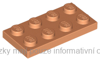 3020 Nougat Plate 2 x 4