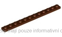 60479 Reddish Brown Plate 1 x 12