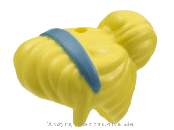 15673pb01 Bright Light Yellow Mini Doll, Hair Female with Top Knot Bun