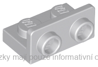 99780 Light Bluish Gray Bracket 1 x 2 - 1 x 2 Inverted