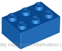 3002 Blue Brick 2 x 3
