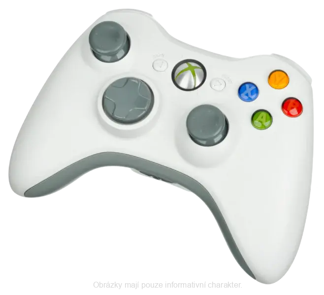 Microsoft Xbox 360 Bezdrátový Ovladač, Bílo-šedý – Originální Nový Produkt