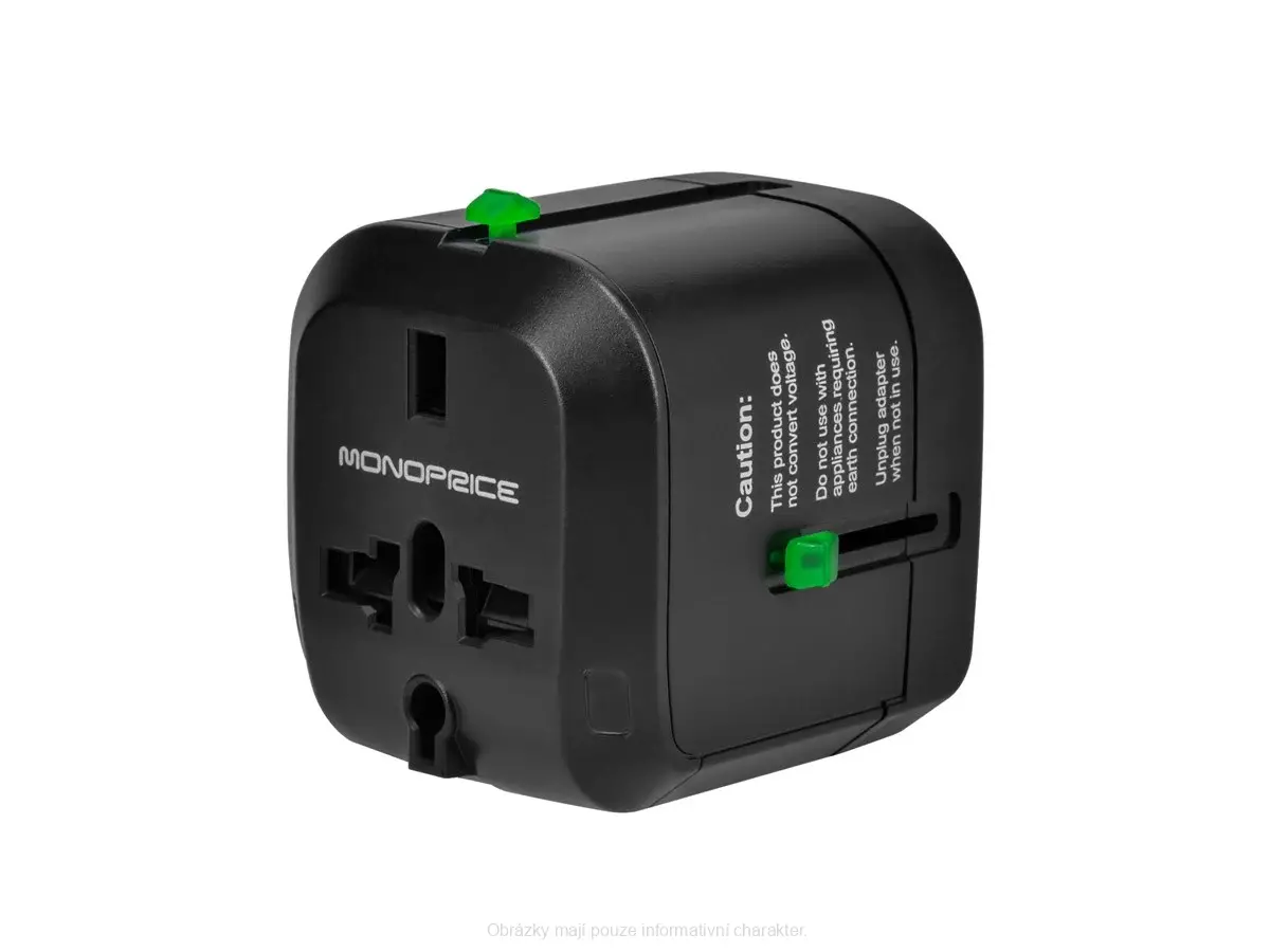 Univerzální cestoní adaptér Monoprice Compact Cube