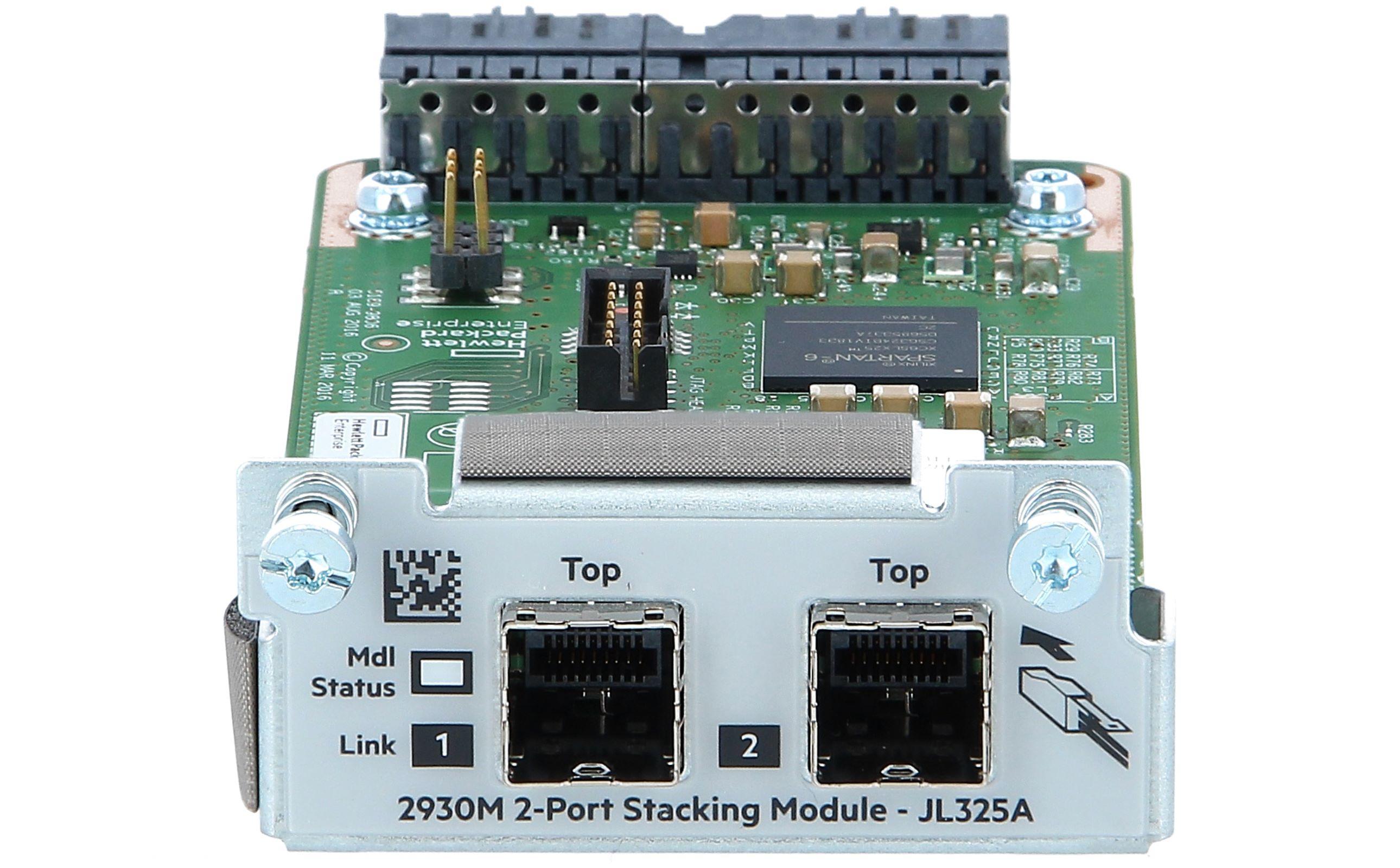 HPE - JL325A - Aruba 2930 2-port Stacking Module - Switch - 2-Port 