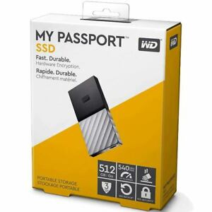 WD My Passport SSD - 512GB WDBKVX5120PSL-WESN