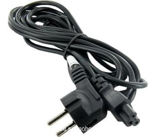 10 pack- 4World Napájecí kabel k NTB 3žilový 1.8m Black 05263-OEM