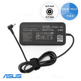 Originální 230W AC Adaptér Asus ADP-230EB T (6x3,7mm) - 11,8A - lehce škráblý