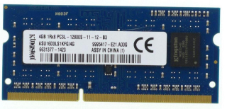 KINGSTON 4GB PC3L-12800s ASU16D3LS1KFG