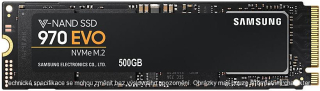 Samsung SSD 970 EVO (M.2) - 500GB, MZ-V7E500BW