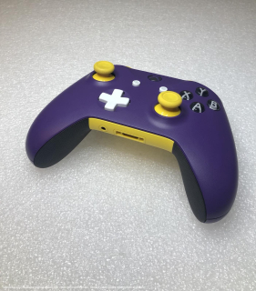 Microsoft Xbox One S Wireless Controller - Custom Purple/Yellow **POUŽITÝ**