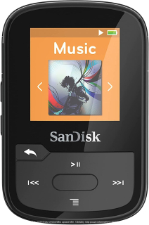 SanDisk 16GB Clip Sport Plus MP3 Přehravač - Použitý