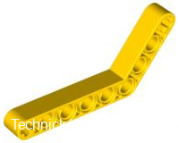 6629 Yellow Technic, Liftarm, Modified Bent Thick 1 x 9 (6 - 4)