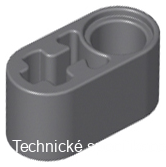 60483 Dark Bluish Gray Technic, Liftarm Thick 1 x 2 - Axle Hole