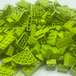 LEGO Mix Barva Limetková (Lime)  1 KG