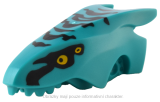 1584pb01 Dark Turquoise Dragon Head (Avatar Ikran)