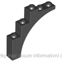 2339 Black Arch 1 x 5 x 4 - Continuous Bow