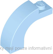 6005 Bright Light Blue Arch 1 x 3 x 2 Curved Top