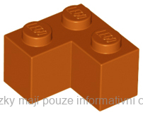 2357 Dark Orange Brick 2 x 2 Corner