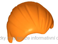 92081 Orange Hair Combed Front to Rear