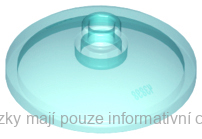 43898 Trans-Light Blue Dish 3 x 3 Inverted (Radar)