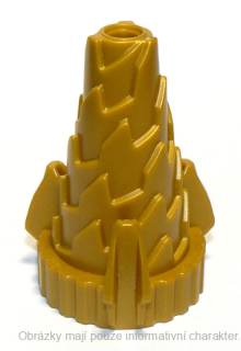 64713 Pearl Gold Cone Spiral Jagged - Step Drill