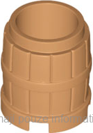 2489 Medium Nougat Barrel 2 x 2 x 2