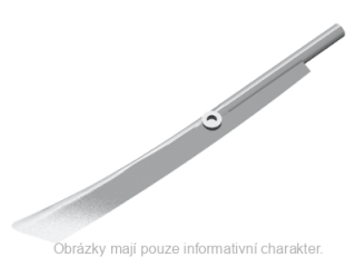 98137 Flat Silver Propeller 1 Blade 10L with Bar (Sword Blade)