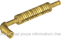 65571 Pearl Gold Exhaust Pipe with Technic Pin