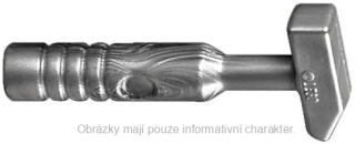 11402h Flat Silver Tool Cross Pein Hammer - 3-Rib Handle