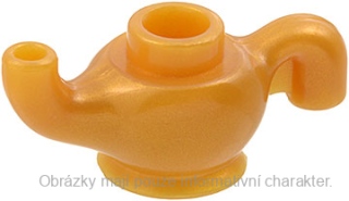 98383 Pearl Gold Genie Lamp / Teapot