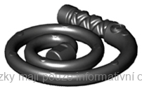 61975 Black Weapon Whip Coiled