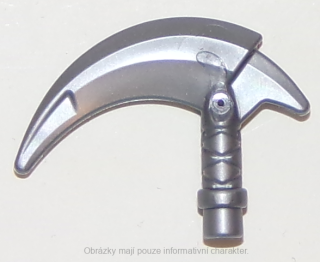 37341d Flat Silver Weapon Hook with Bar