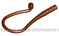 88704 Reddish Brown Weapon Whip Bent Flexible