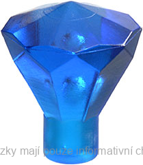 30153 Trans-Dark Blue Rock 1 x 1 Jewel 24 Facet