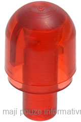 58176 Trans-Red Bar with Light Cover (Bulb)