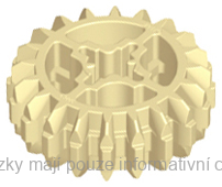 32269 Tan Technic, Gear 20 Tooth Double Bevel
