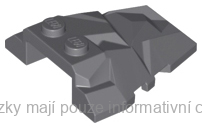 64867 Dark Bluish Gray Wedge 4 x 4 Fractured Polygon Top