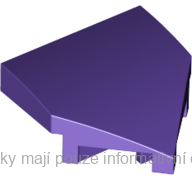 66956 Dark Purple Wedge 2 x 2 x 2/3 Pointed