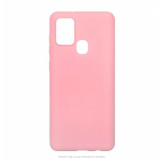 Silikonové pouzdro pro Samsung Galaxy A21s - pískově růžový