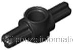 27940 Black Technic, Axle and Pin Connector Hub with 2 Axles