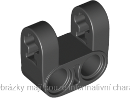 69819 Black Technic, Axle and Pin Connector Perpendicular Double Split