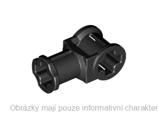 32039 Black Technic, Axle Connector with Axle Hole