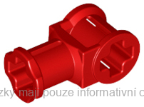 32039 Red Technic, Axle Connector with Axle Hole