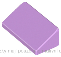 85984 Medium Lavender Slope 30 1 x 2 x 2/3