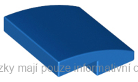 15068 Blue Slope, Curved 2 x 2 x 2/3